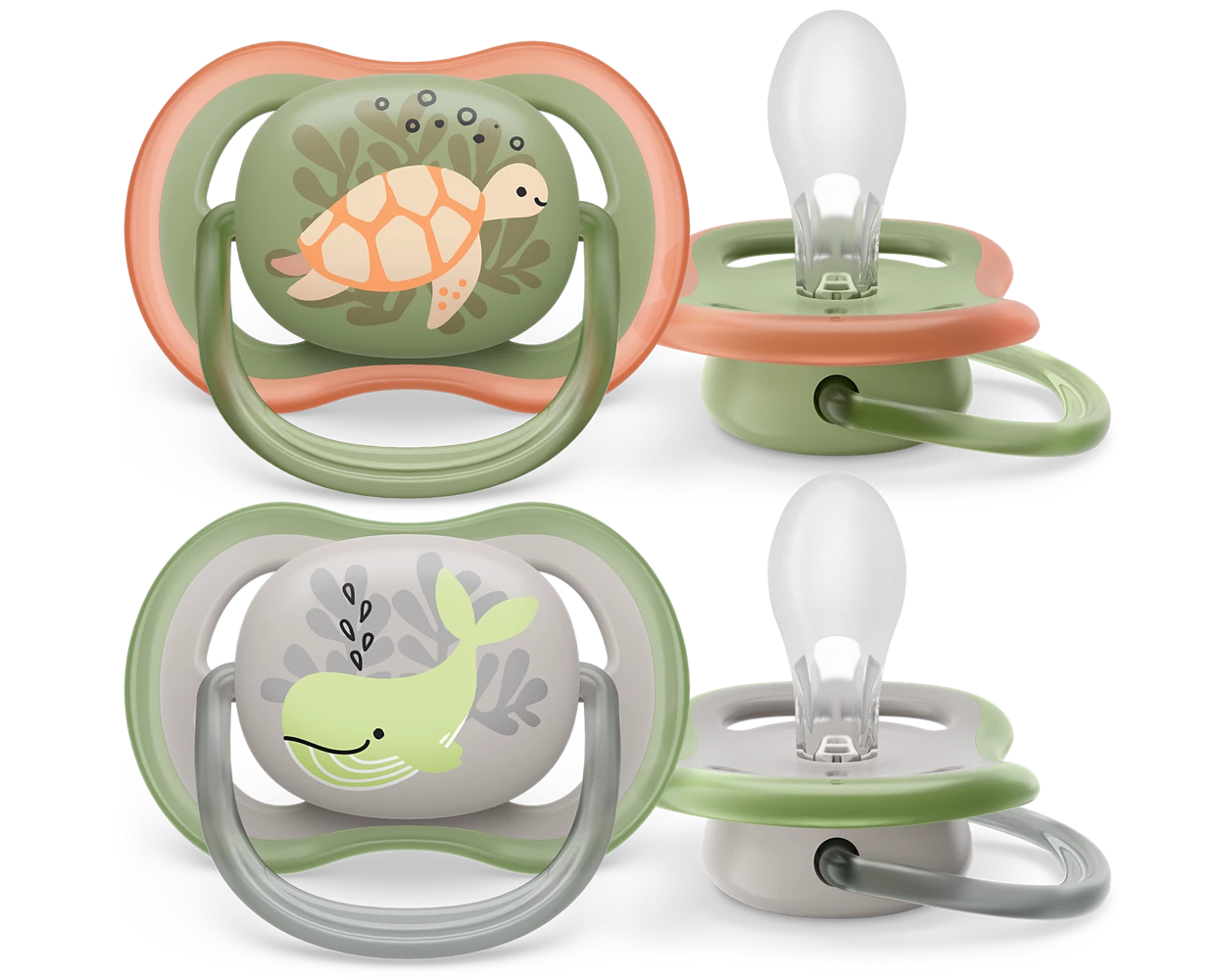 Philips Avent Soother Ultra Air/Nighttime Pacifier (2 Pieces)