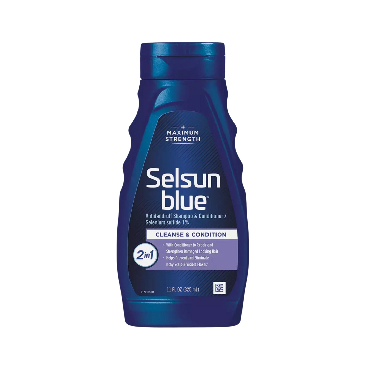 SELSUN Blue Medicated Anti Dandruff Shampoo with Menthol 11 fl. oz 325ml | Pyrithione zinc 1% 621ml