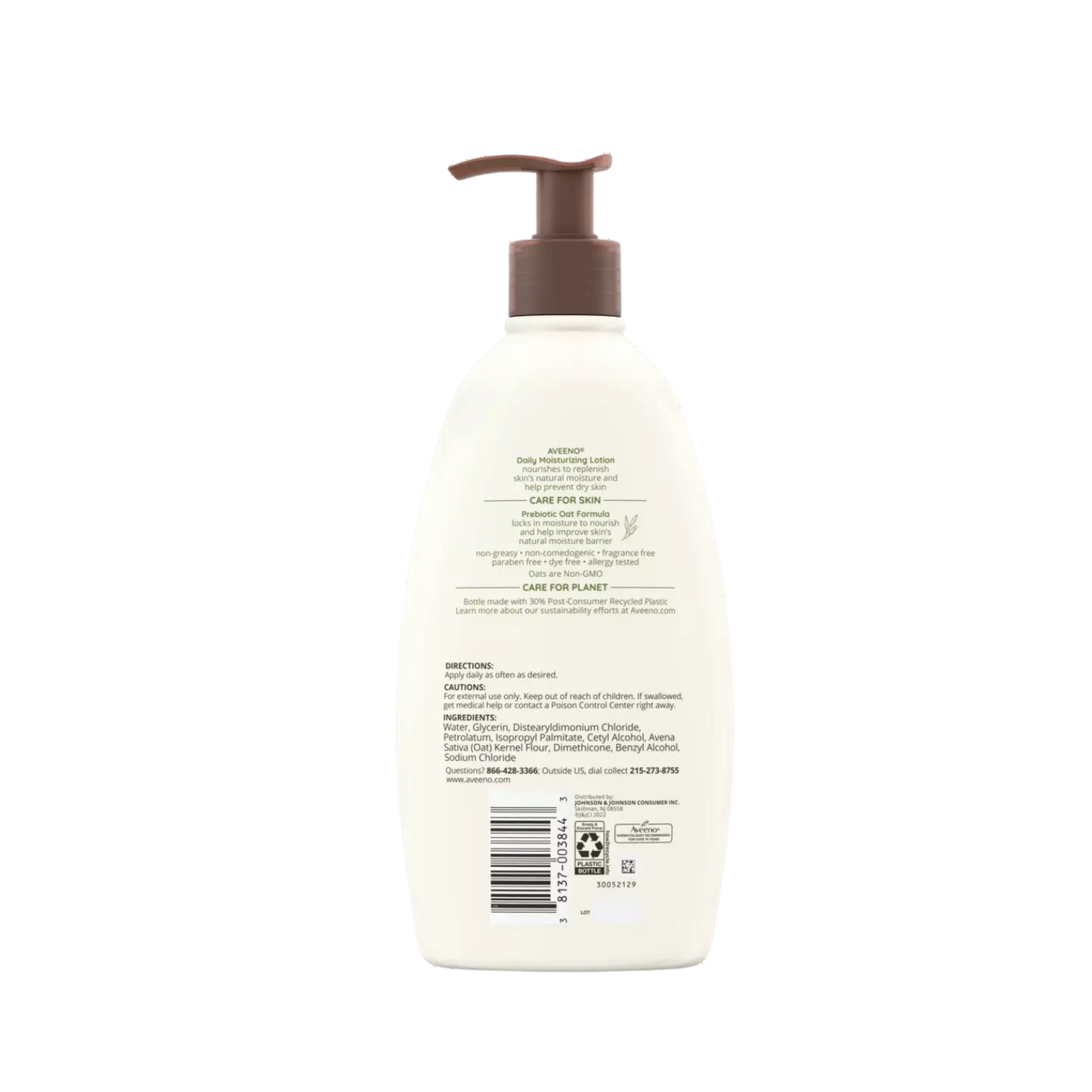 Aveeno Daily Moisturizing Body Lotion with Soothing Oat 532ML/71ML
