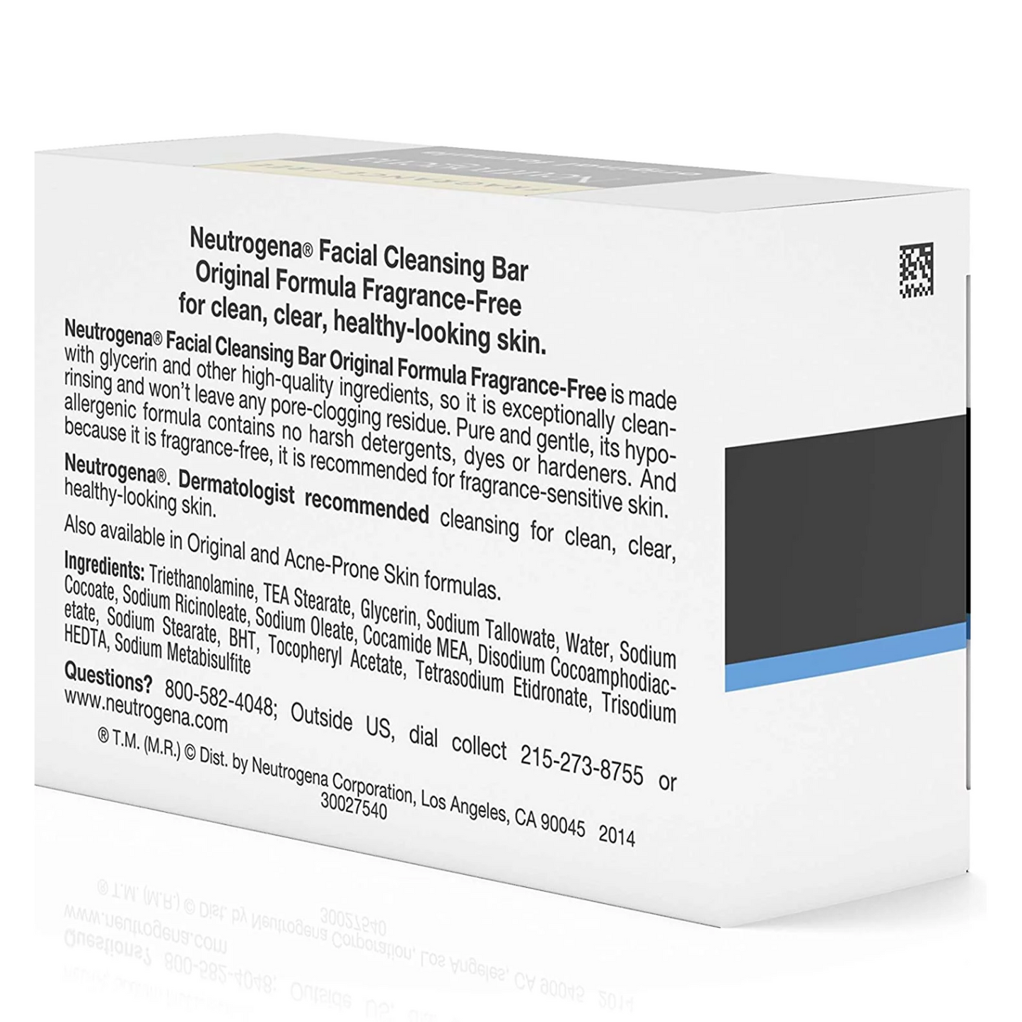 Neutrogena The Transparent Facial Bar Acne Prone Skin| Fragrance Free 99g-100g