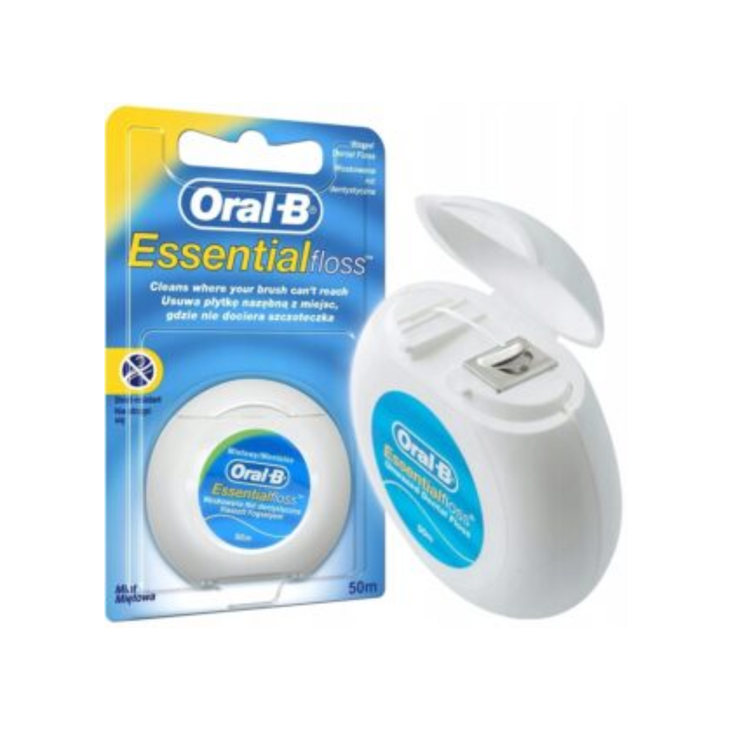 ORAL-B SATIN DENTAL FLOSS 25 METERS | ORAL-B ESSENTIAL DENTAL FLOSS 50 METERS