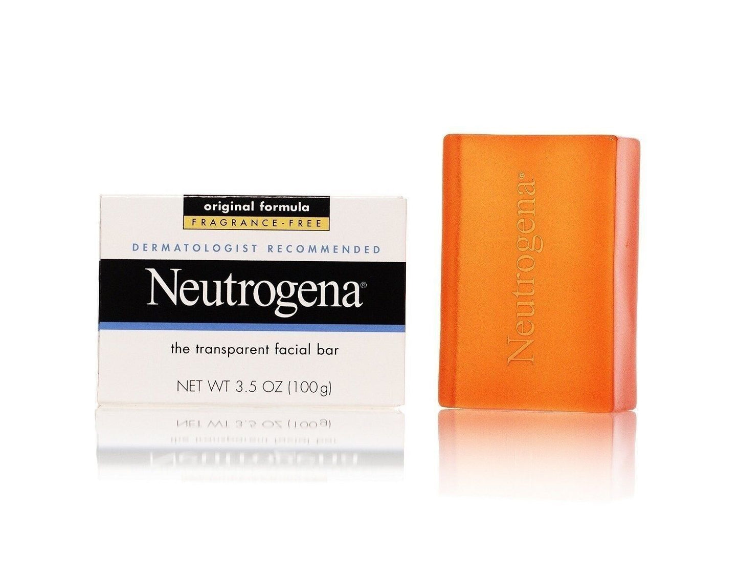 Neutrogena The Transparent Facial Bar Acne Prone Skin| Fragrance Free 99g-100g