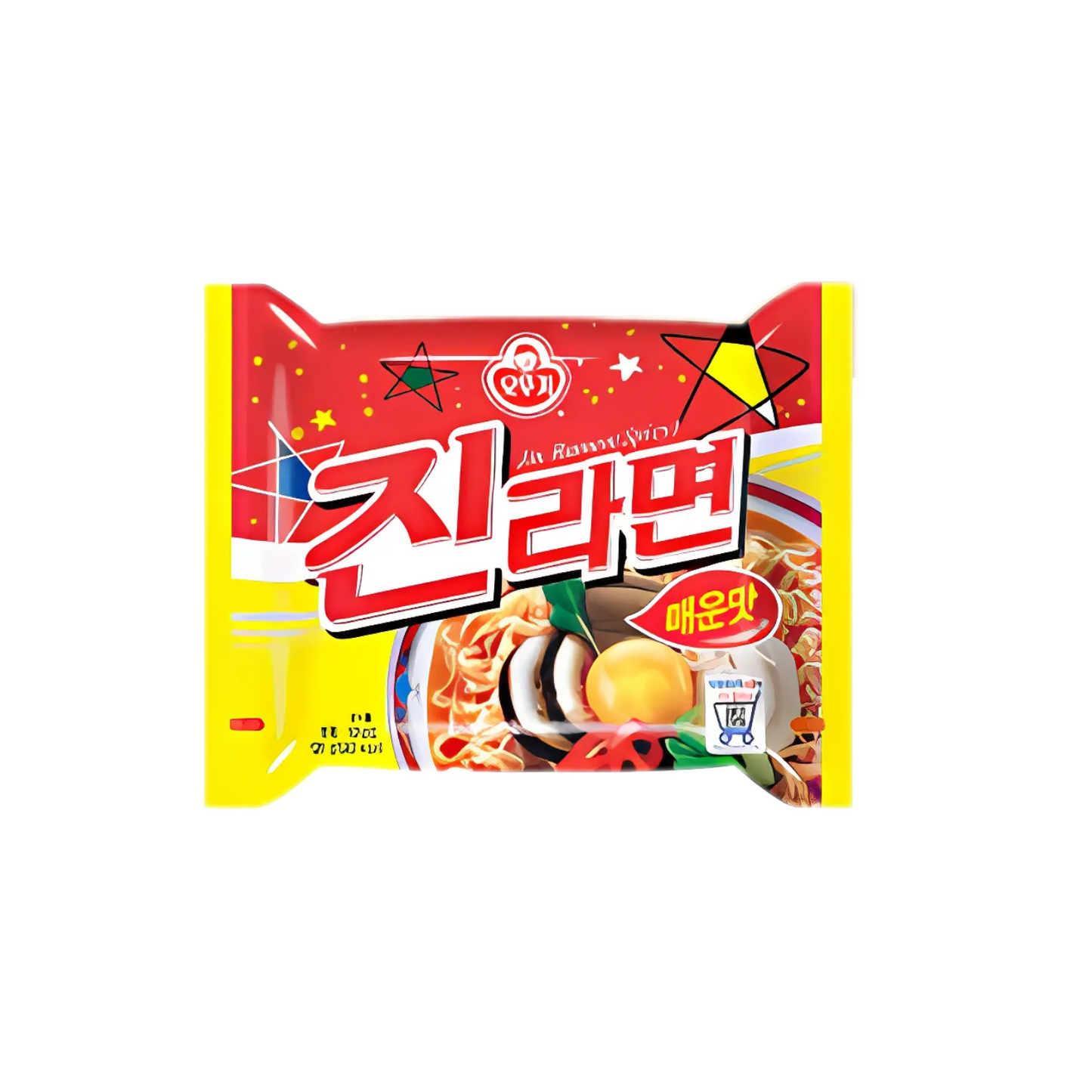 OTTOGI Jin Ramen Spicy/ Mild Flavor 120g