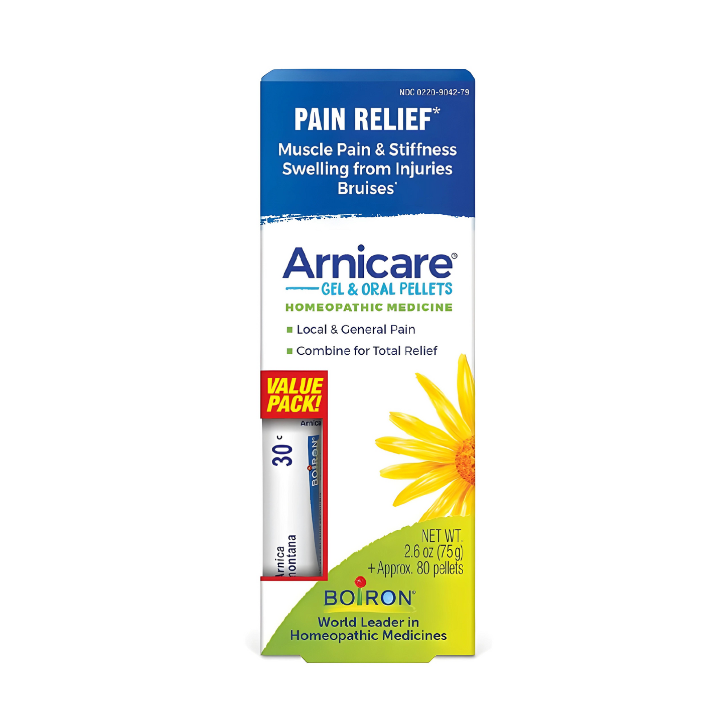 Boiron Arnicare Gel & Oral Pellets 75g Gel + 80 Pellets 30C 1 Set