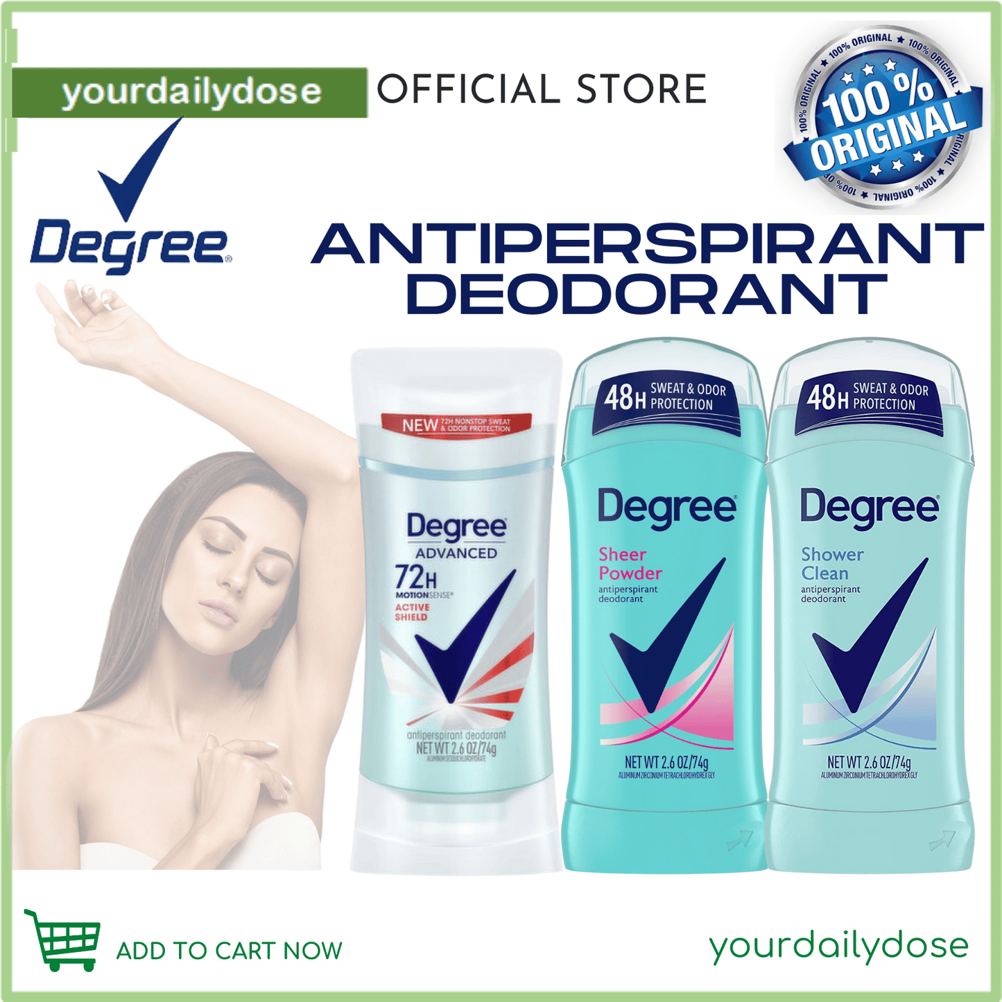 Degree Antiperspirant Deodorant 2.6OZ/74g