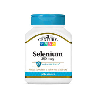 21st Century Selenium 200 mcg 60 Capsules