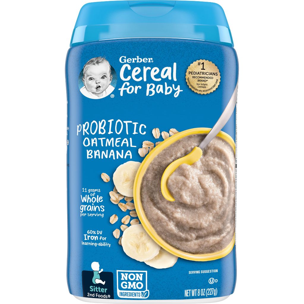 Gerber Probiotic Oatmeal Cereal 8 oz (227 g)