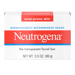 Neutrogena The Transparent Facial Bar Acne Prone Skin| Fragrance Free 99g-100g