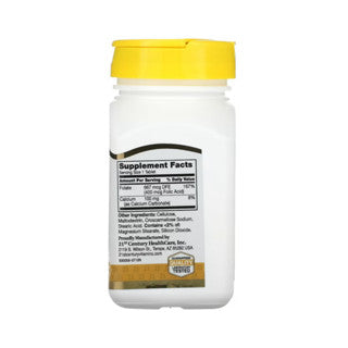 21st Century Folic Acid 400mcg 250 Tablets / 800 mcg 180 Tablets
