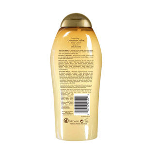OGX Smoothing + Coconut Coffee Body Scrub & Wash 577mL