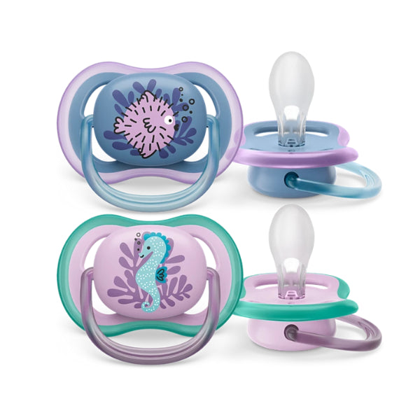 Philips Avent Soother Ultra Air/Nighttime Pacifier (2 Pieces)