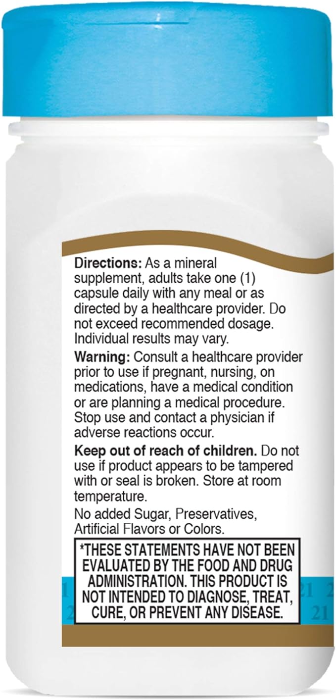 21st Century Selenium 200 mcg 60 Capsules