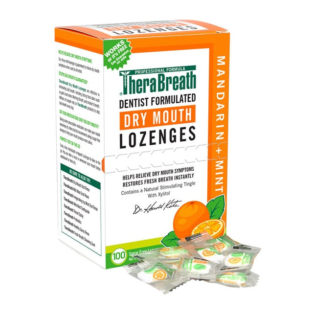 TheraBreath Dry Mouth Lozenges   ( Sold per 1 Lozenge only ) Fresh Breath Instantly