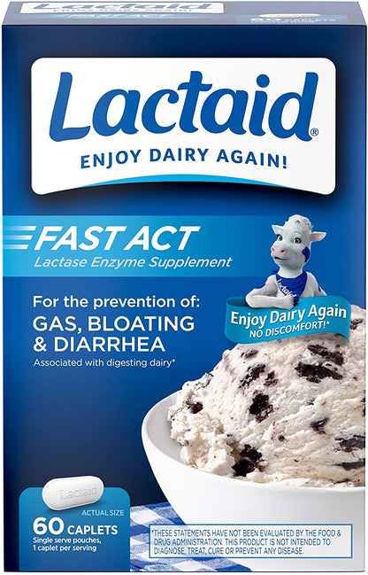 Lactaid Fast Act Lactose Intolerance Relief Chewable