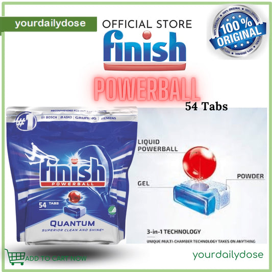 Finish Quantum Powerball Regular 54 Tablets