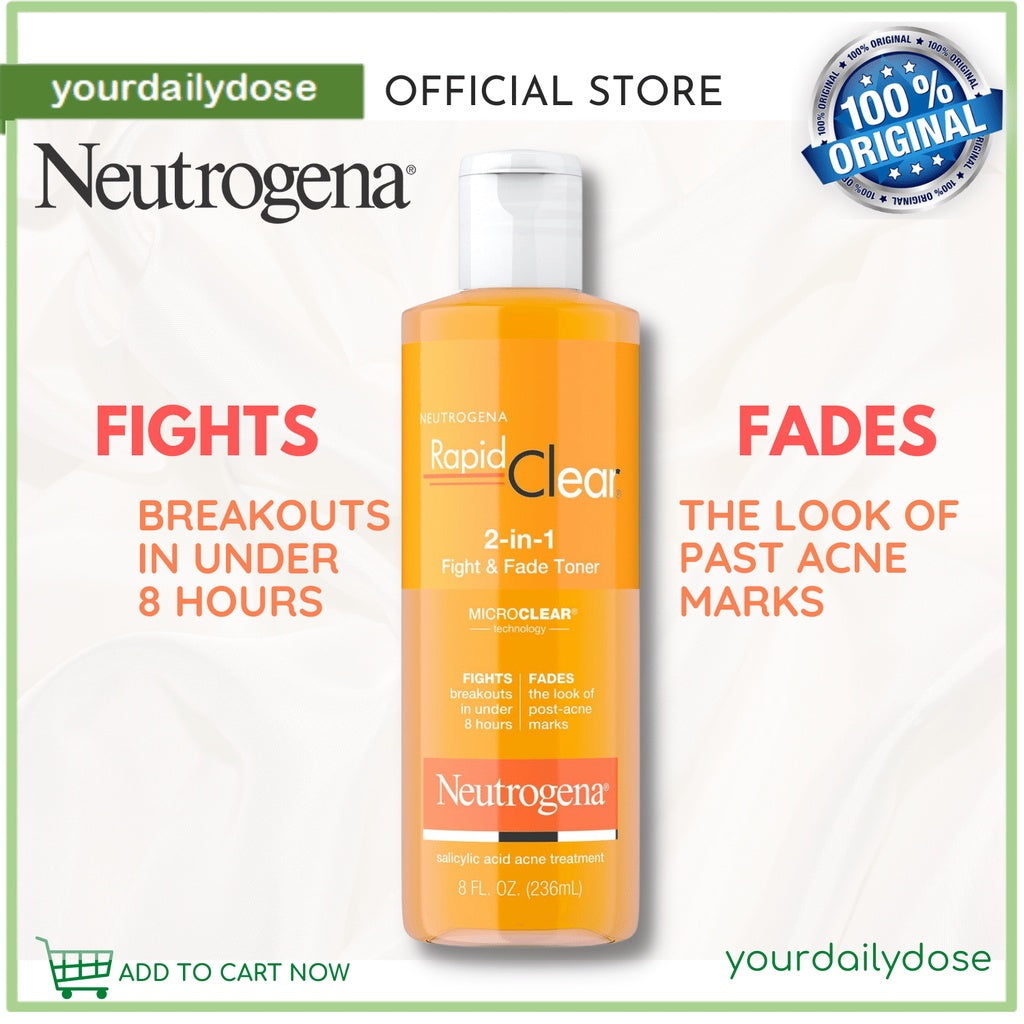 Neutrogena Rapid Clear 2-in-1 Fight & Fade Toner 8fl.oz / 236ml