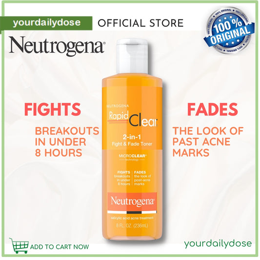 Neutrogena Rapid Clear 2-in-1 Fight & Fade Toner 8fl.oz / 236ml