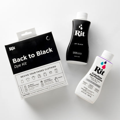 Rit Dye Liquid Fabric Dye Black 8 oz |Colorstay dye