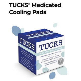 TUCKS Medicated Cooling Pads Hemorrhoidal pads w/ witch hazel 100pads