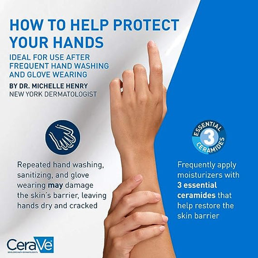 Cerave Therapeutic Hand Cream Non-greasy hand cream and skin protectant 85g