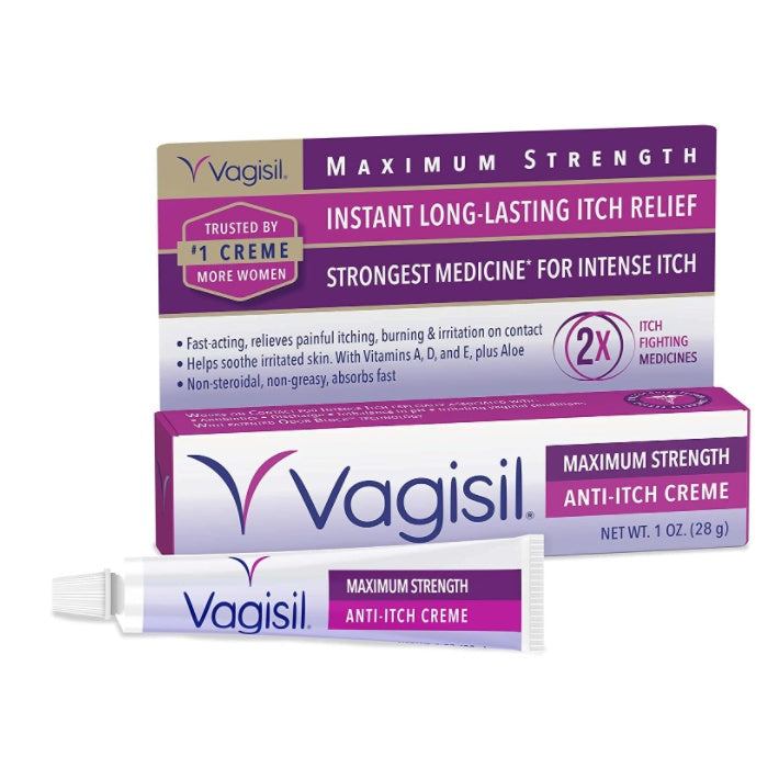 Vagisil Maximum Strength Anti-Itch Vaginal Creme 28g