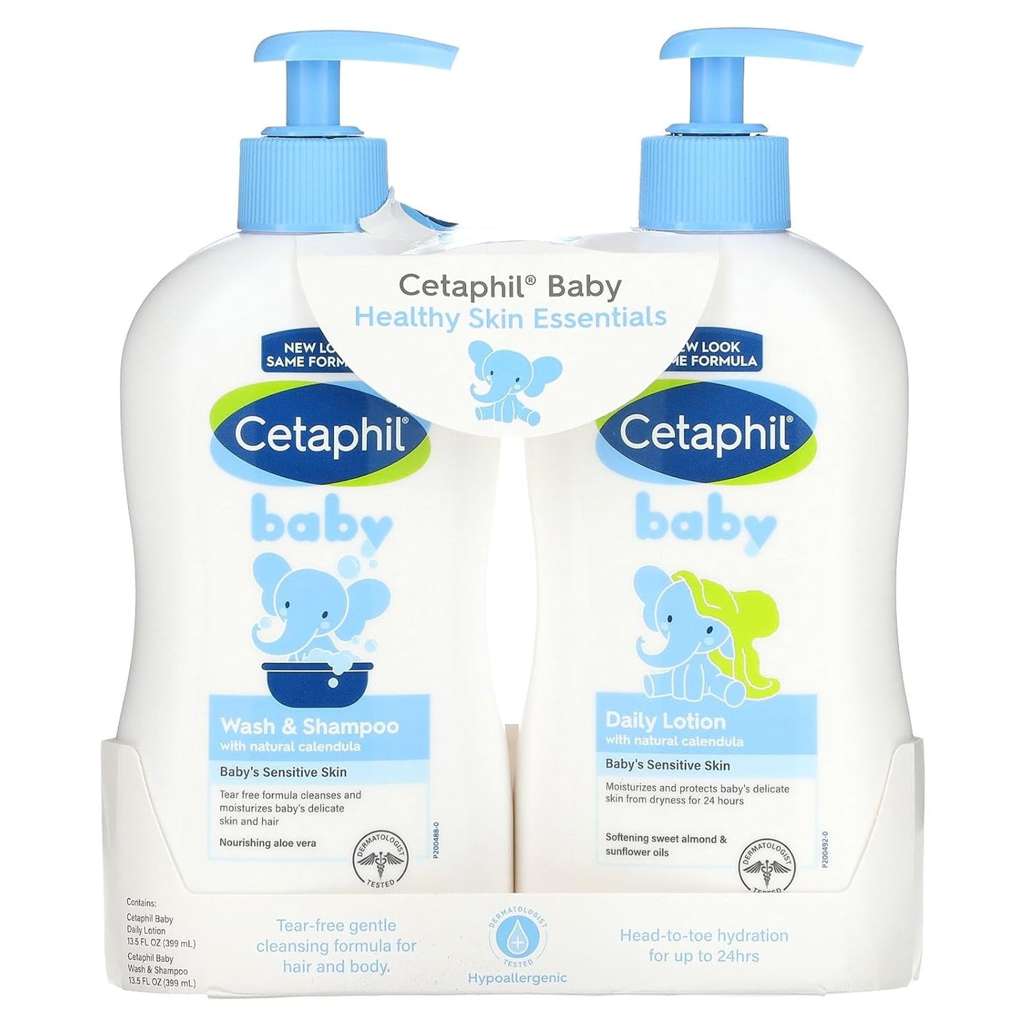 CETAPHIL BABY WASH & SHAMPOO + DAILY LOTION VALUE PACK 399ML