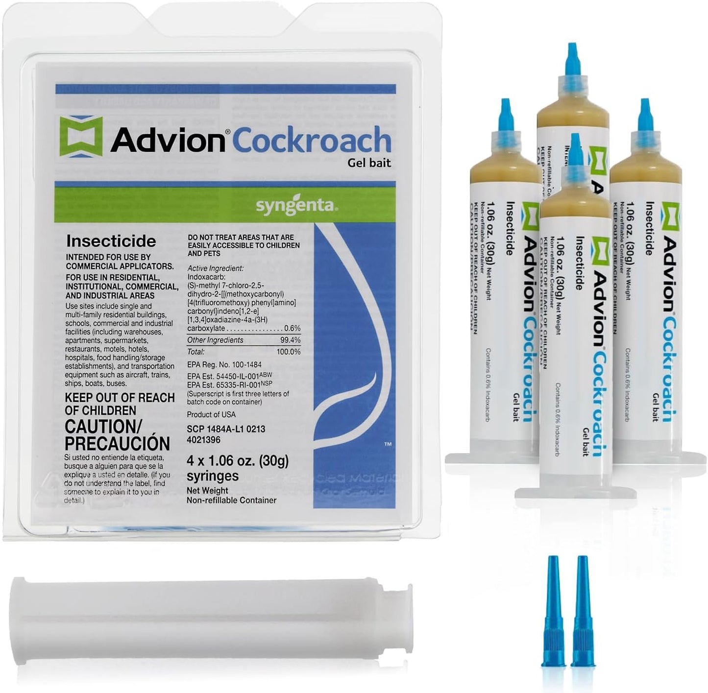 Advion Cockroach Gel Bait Pest Control 30 grams 1 TUBE