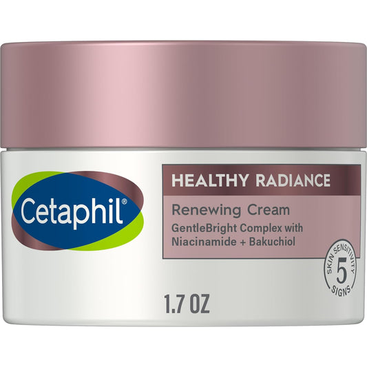 Cetaphil Face Cream, Healthy Radiance Renewing Cream(GentleBright Complex with Niac+Bakuchiol)1.7oz
