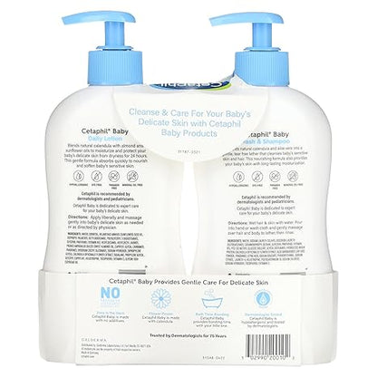 CETAPHIL BABY WASH & SHAMPOO + DAILY LOTION VALUE PACK 399ML