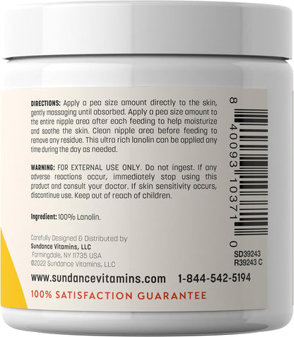 Sundance Pure Lanolin Cream 207ML