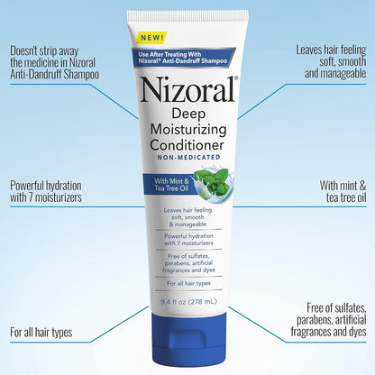 Nizoral Deep Moisturizing Conditioner with Mint & Tea Tree Oil  278ml