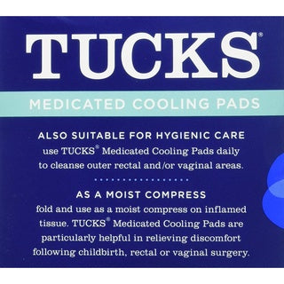 TUCKS Medicated Cooling Pads Hemorrhoidal pads w/ witch hazel 100pads