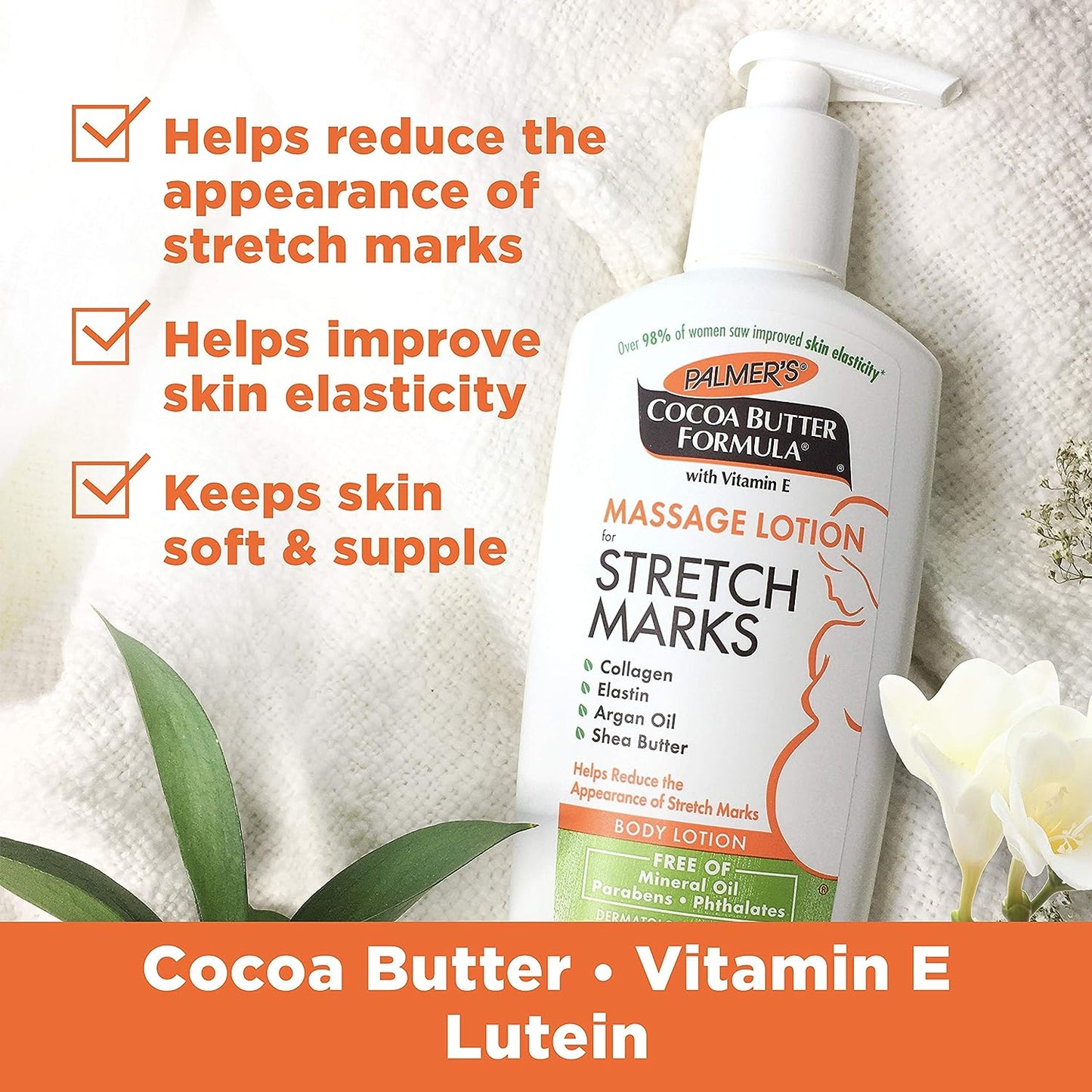 Palmer's Cocoa Butter Formula Body Lotion Massage Lotion for Stretch Marks 8.5 fl oz 250 ml | 190ml