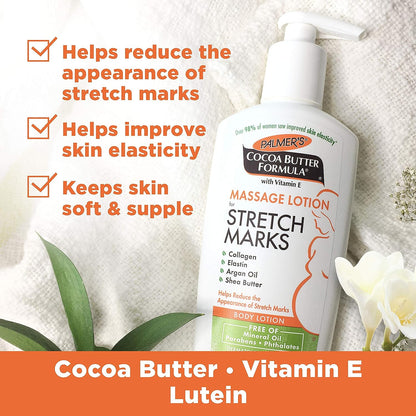 Palmer's Cocoa Butter Formula Body Lotion Massage Lotion for Stretch Marks 8.5 fl oz 250 ml | 190ml