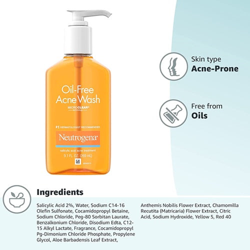 Neutrogena Oil-Free Acne Wash 269 ml