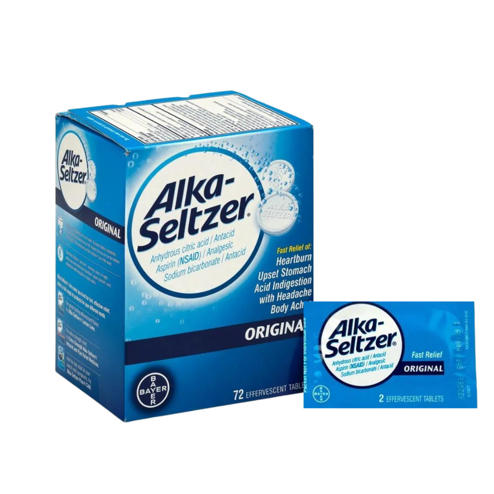 Alka-Seltzer Effervescent Tablets Original Flavor 2 EFFERVESCENT