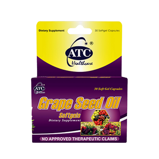 ATC SPIRULINA/GINGKO BILOBA/GRAPE SEED OIL/FISH OIL 30 SOFTGELS