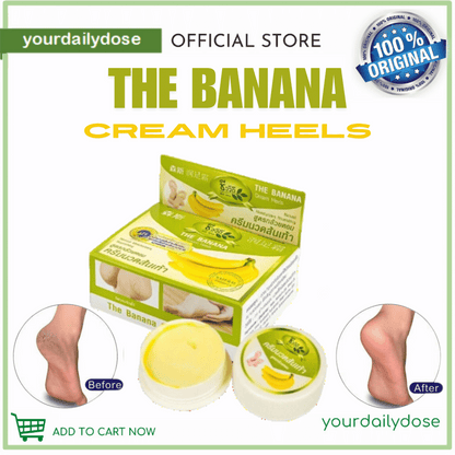 The Banana Cream Heels Natural Moisturizers Nourishing 30grams