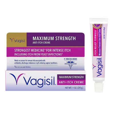 Vagisil Maximum Strength Anti-Itch Vaginal Creme 28g