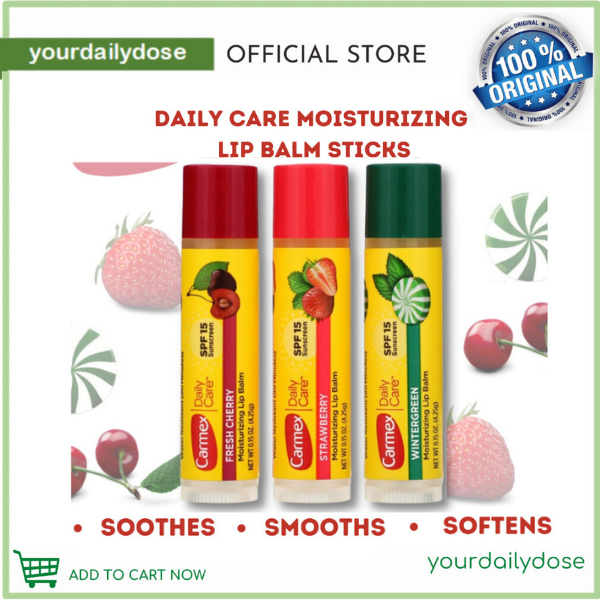 Carmex Daily Care Moisturizing Lip Balm sold per stick OR per pack