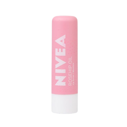 NIVEA Caring Lip Balm  DERMA REPAIR /ROSEHIP OIL CARING SCRUB 4.8G