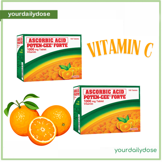 ASCORBIC ACID POTEN-CEE SUGAR FREE/ SUGAR COATED TABLET 10's