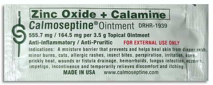Calmoseptine (Zinc oxide + Menthol) Ointment sachet 3.5g