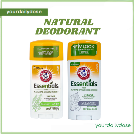 ARM & HAMMER ESSENTIALS with Natural Deodorizers ROSEMARY LAVENDER | UNSCENTED 71g