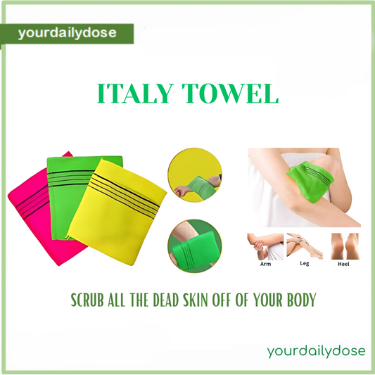 Original Korean Scrub Shower Towel (Italy Towel) 1pc