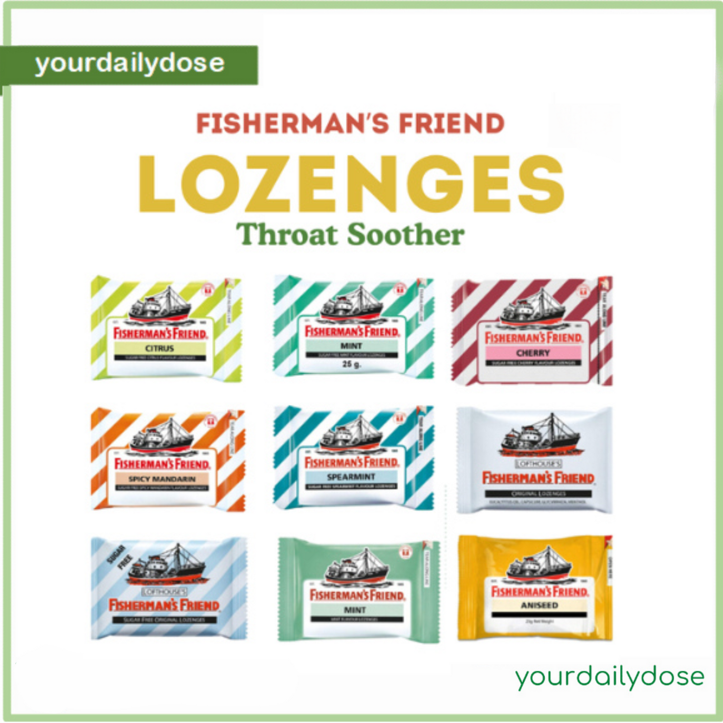 FISHERMANS FRIEND LOZENGES 25G 22oz per 1pack