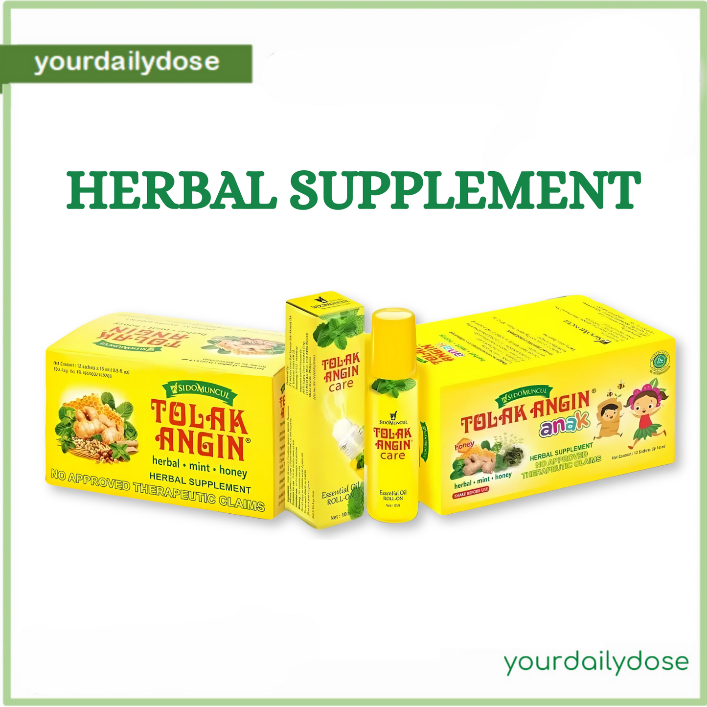 Tolak Angin Liquid Herbal Supplement / ROLL ON