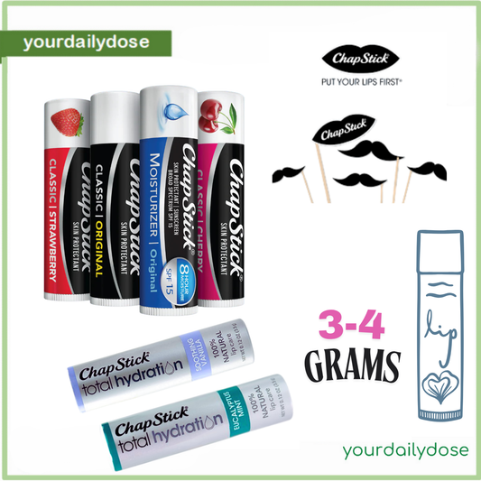 CHAPSTICK TOTAL HYDRATION/MOISTURIZER/CLASSIC LIP BALM