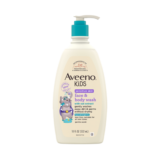 Aveeno Kids Sensitive/Hydrating Face and Body Wash| Gel Cream| Spray
