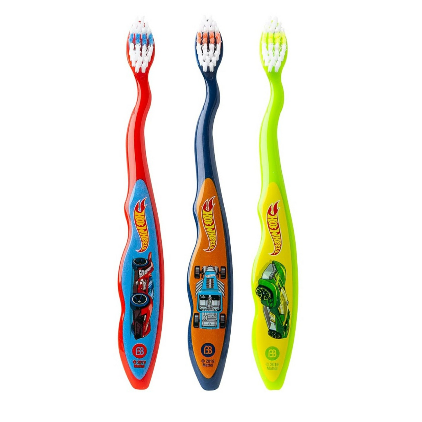 HOT WHEELS BRUSH BUDDIES 3 PIECES (SOFT)